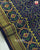 Exclusive Buttonful Design Dark Navy Blue Single Ikat Rajkot Patola Saree