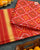 Traditional Buttonful Design Red Single Ikat Rajkot Patola Dupatta