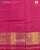 Traditional Chabadi Design Pink and Blue Single Ikat Rajkot Patola Saree