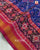 Traditional Chabadi Design Pink and Blue Single Ikat Rajkot Patola Saree