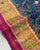 Traditional Chabadi Design Pink and Blue Single Ikat Rajkot Patola Saree