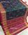 Traditional Chabadi Design Pink and Blue Single Ikat Rajkot Patola Saree