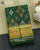 Traditional Chanda Design Green Single Ikat Rajkot Patola Saree