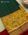 Exclusive Gala Border Mustard Green Single Ikat Rajkot Patola Saree