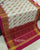 Exclusive Pink and White Single Ikat Rajkot Patola Saree