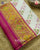 Exclusive Pink and White Single Ikat Rajkot Patola Saree