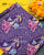 Exclusive Flower Design Purple Ikat Rajkot Patola Dupatta