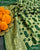 Traditional Khadi Georgette Green Banarasi Bandhani Saree