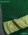 Traditional Khadi Georgette Green Banarasi Bandhani Saree