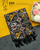 Exclusive Navratna Design Black Semi Double Ikat Rajkot Patola Dupatta