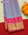 Exclusive Laheriya Design Light Blue and Pink Single Ikat Rajkot Patola Saree