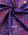 Traditional Manekchowk Design Blue Magenta Single Ikat Rajkot Patola Saree