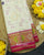 Traditional Manekchowk Navratna Mix Pink and White Single Ikat Rajkot Patola Saree