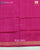 Traditional Manekchowk Pink and Rama Blue Single Ikat Rajkot Patola Saree