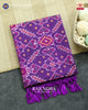 Exclusive Manekchowk Design Purple Ikat Rajkot Patola Dupatta