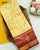 Traditional Manekchowk Design Off-white Red Single Ikat Rajkot Patola Saree