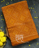 Handwoven Panchanda Design Light Mustard Yellow Woolen Patola Shawls