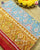 Traditional Navratna Light Blue Single Ikat Rajkot Patola Saree