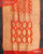 Traditional Khadi Georgette Orange Banarasi Bandhani Saree