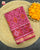 Traditional Panchanda Design Dark Pink Single Ikat Rajkot Patola Saree
