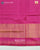 Traditional Panchanda Pink and Rama Blue Single Ikat Rajkot Patola Saree