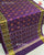 Traditional Panchanda Design Purple Single Ikat Rajkot Patola Saree