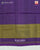 Traditional Panchanda Design Purple Single Ikat Rajkot Patola Saree