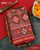 Traditional Panchanda Design Red Maroon Ikat Rajkot Patola Saree