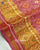 Traditional Panchanda Design Pastel Red Single Ikat Rajkot Patola Saree