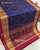 Exclusive Panchanda Design Pink and Blue Single Ikat Rajkot Patola Saree