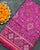 Traditional Navratna Manekchowk Mix Pink Semi Double Ikat Rajkot Patola Saree