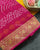 Strawberry Pink Pure Georgette Handloom Banarasi Bandhani Dupatta