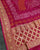 Strawberry Pink Pure Georgette Handloom Banarasi Bandhani Dupatta