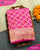 Traditional Khadi Georgette Pink Banarasi Bandhani Saree