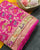 Exclusive Shikargah(शिकारगाह) Pure Georgette Pink Banarasi Dupatta