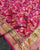 Exclusive Shikargah(शिकारगाह) Pure Georgette Pink Banarasi Dupatta