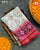 Traditional Navratna Pink and White Semi Double Ikat Rajkot Patola Saree