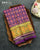 Traditional Buttonful Design Purple Single Ikat Rajkot Patola Saree