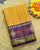 Traditional Panchanda Purple Mustard Single Ikat Rajkot Patola Saree