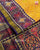 Traditional Panchanda Purple Mustard Single Ikat Rajkot Patola Saree