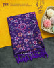 Exclusive Navratna Design Purple Semi Double Ikat Rajkot Patola Dupatta