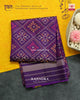 Traditional Panchanda Design Purple Single Ikat Rajkot Patola Dupatta