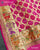 Exclusive Raja Rani Palav Pure Georgette Banarasi Bandhani Saree