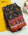 Exclusive Navratna Design Red and Black Semi Double Ikat Rajkot Patola Saree
