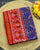 Traditional Manekchowk Design Red and Blue Ikat Rajkot Patola Saree