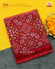 Traditional Navratna Design Red Ikat Rajkot Patola Dupatta