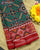 Traditional Manekchowk Design Red and Rama Green Ikat Rajkot Patola Saree