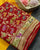 Exclusive Shikargah(शिकारगाह) Pure Georgette Red Banarasi Dupatta