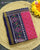 Traditional Sakali Design Pink and Blue Ikat Rajkot Patola Saree