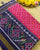 Traditional Sakali Design Pink and Blue Ikat Rajkot Patola Saree